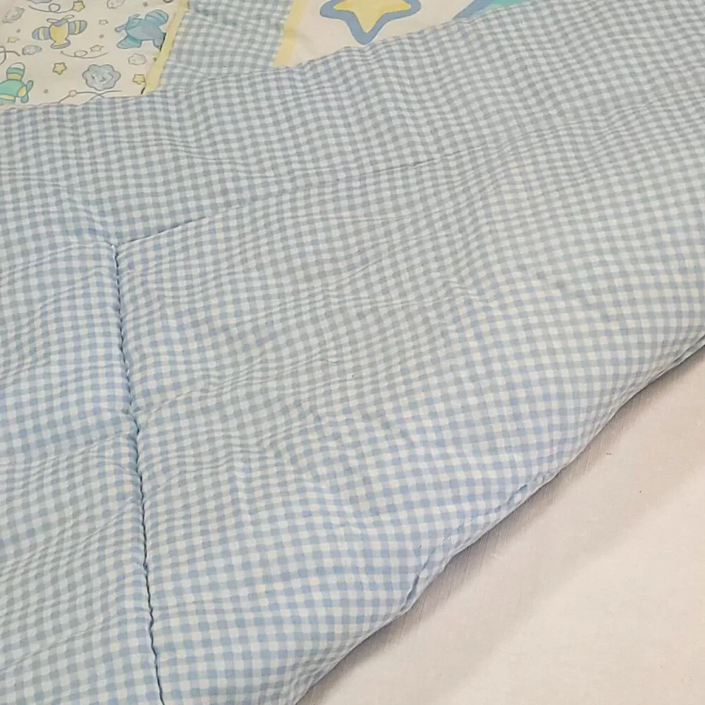 Vtg Plane‎ Baby Quilt Dayton Hudson 1998 Baby Blanket Lovey Wall Hanging
